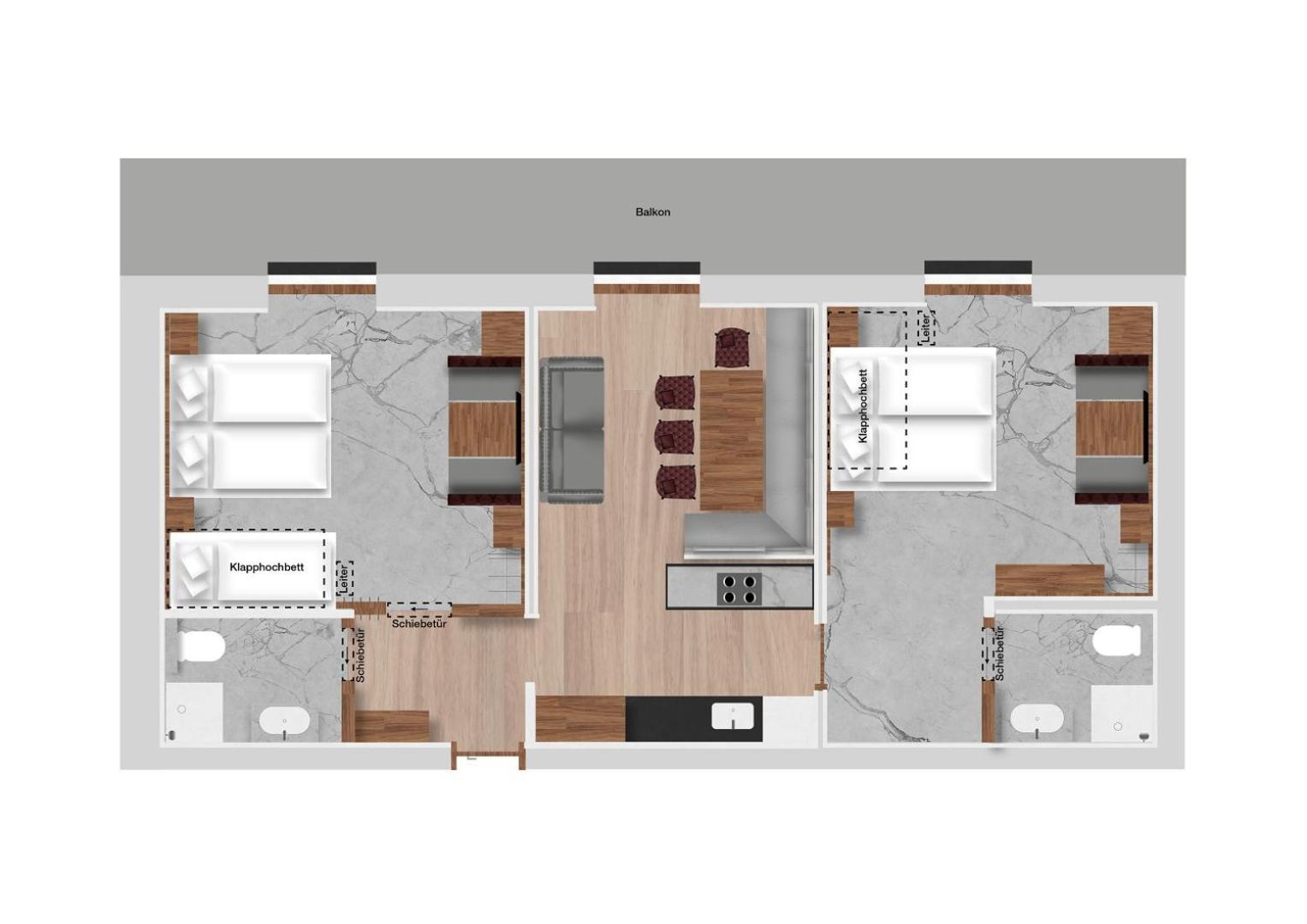Hofgut Apartment & Lifestyle Resort Wagrain Rum bild