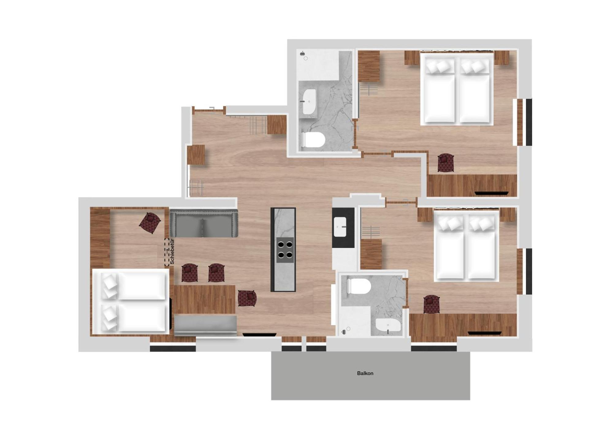 Hofgut Apartment & Lifestyle Resort Wagrain Rum bild