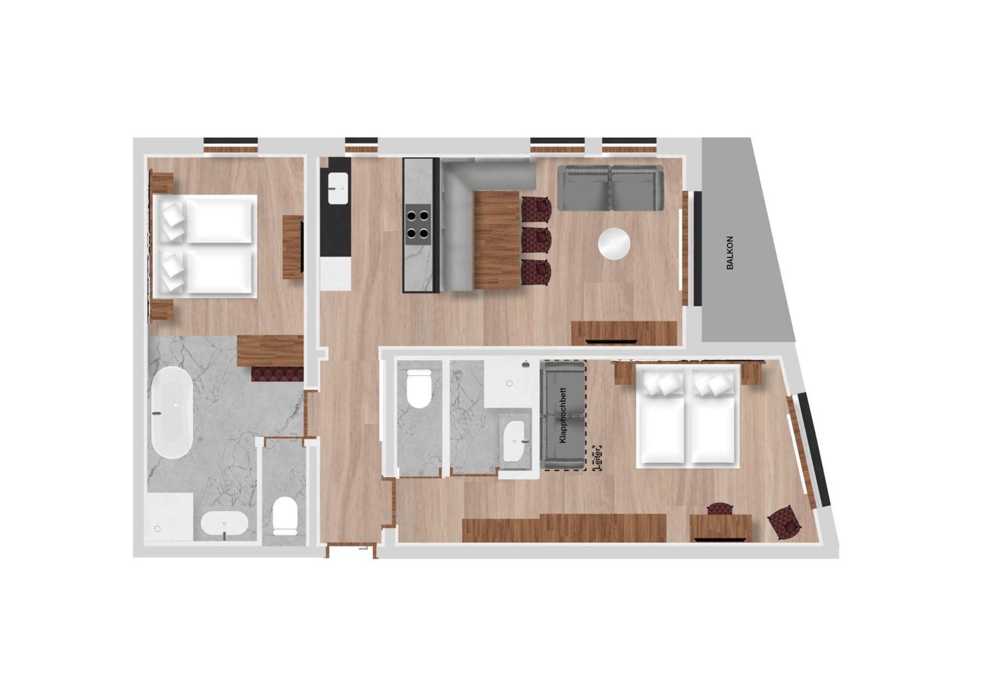 Hofgut Apartment & Lifestyle Resort Wagrain Rum bild