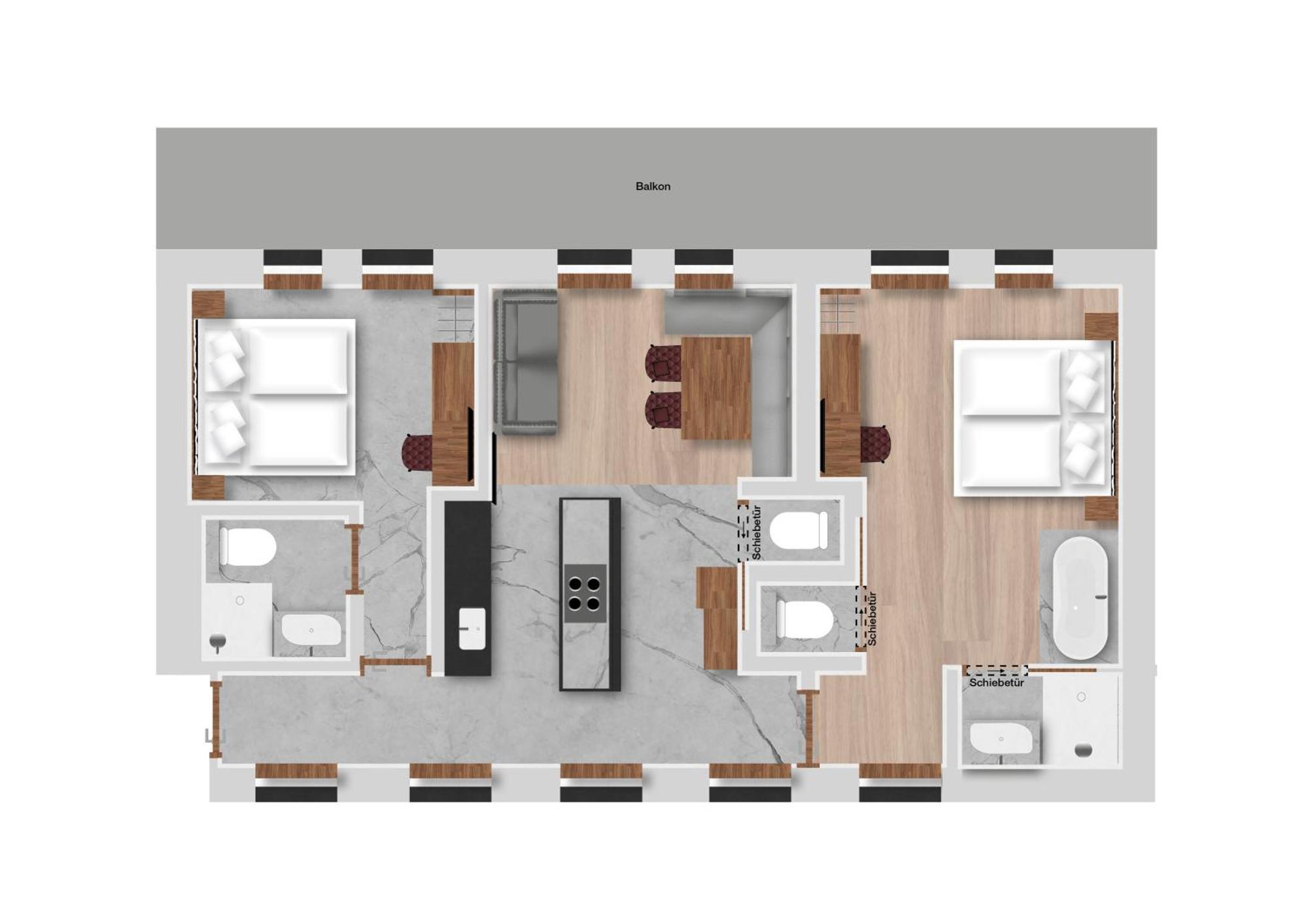 Hofgut Apartment & Lifestyle Resort Wagrain Rum bild