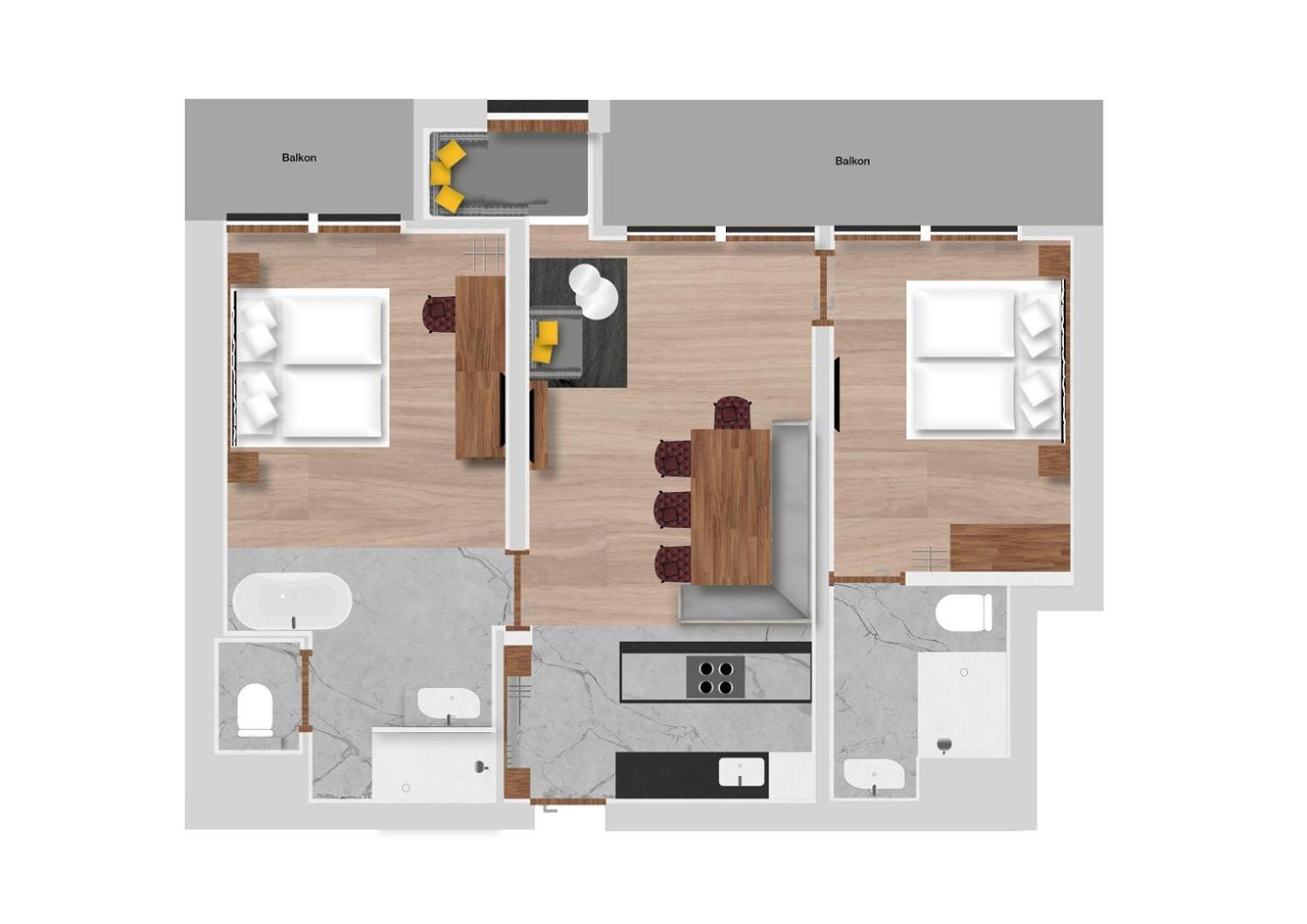 Hofgut Apartment & Lifestyle Resort Wagrain Rum bild