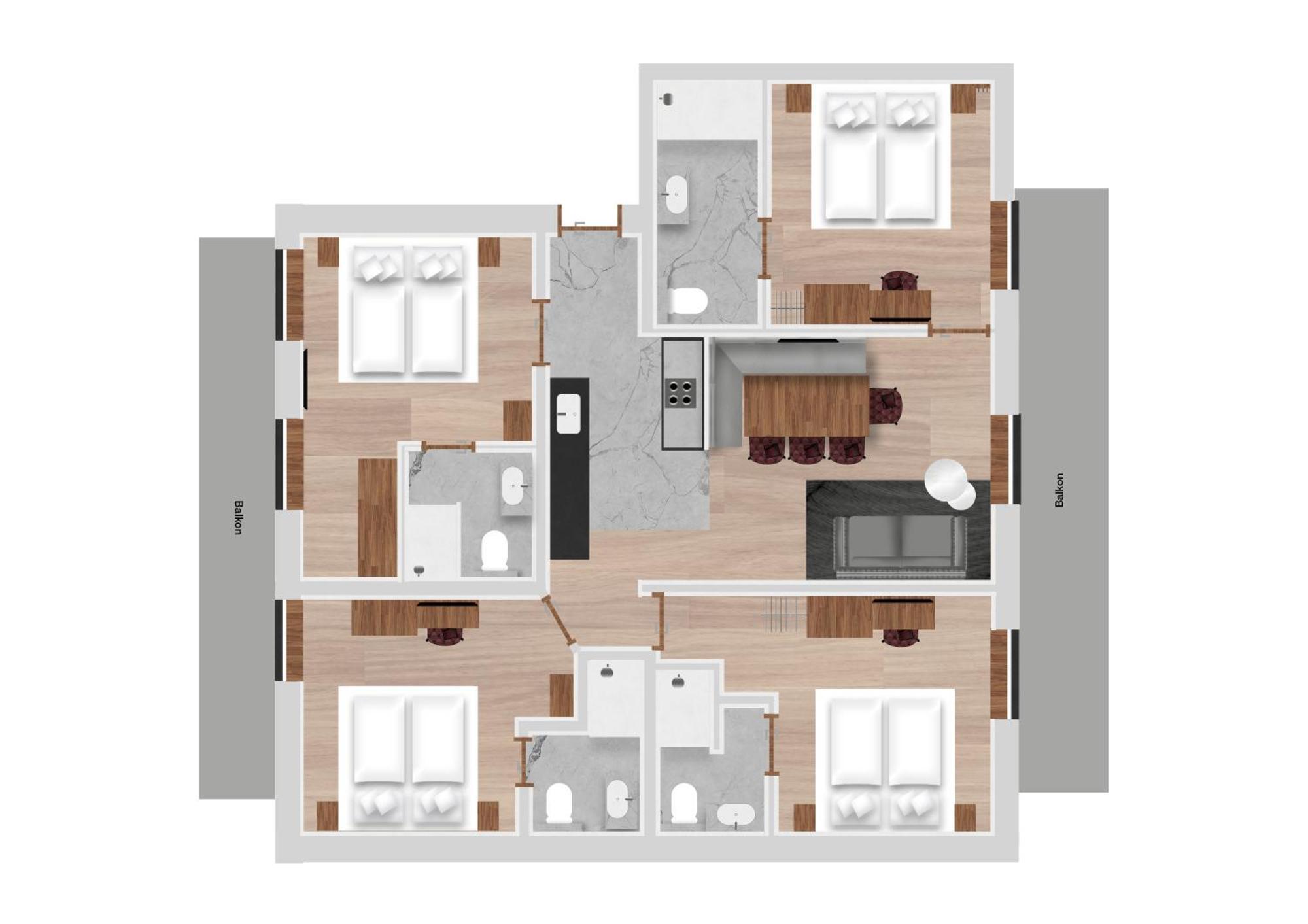 Hofgut Apartment & Lifestyle Resort Wagrain Rum bild